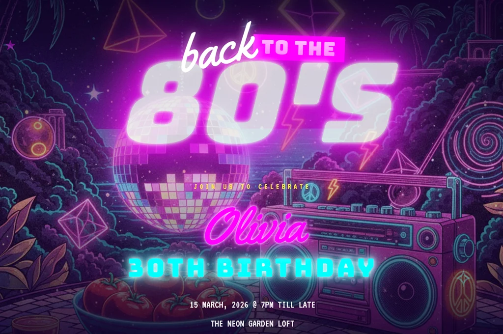 Retro Birthday